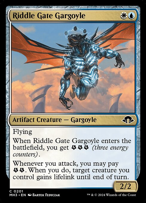 Riddle Gate Gargoyle highlighted card art