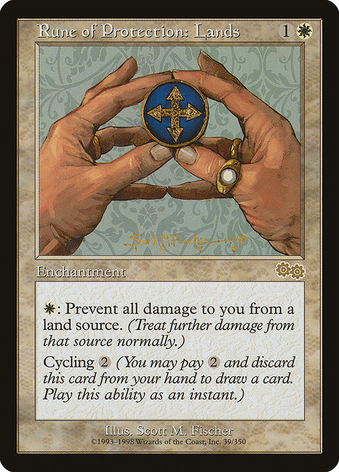 Rune of Protection: Lands from Urza's Saga