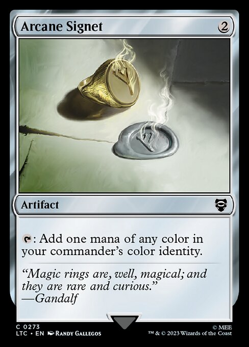 Arcane Signet from Tales of Middle-earth Commander