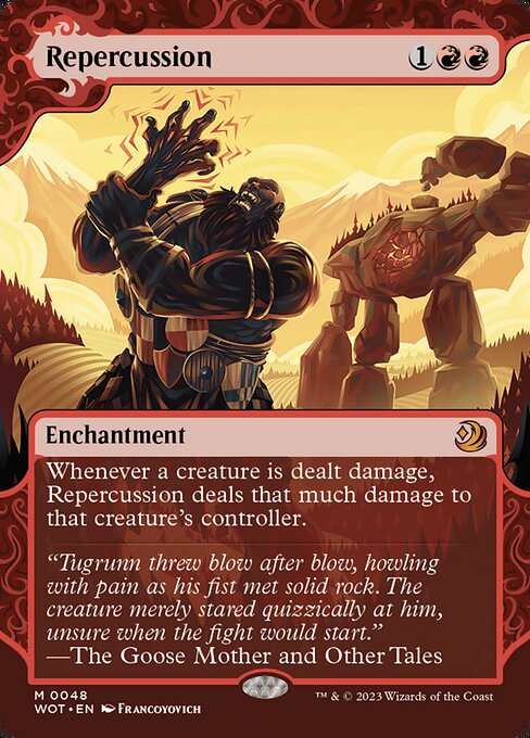 Repercussion highlighted card art