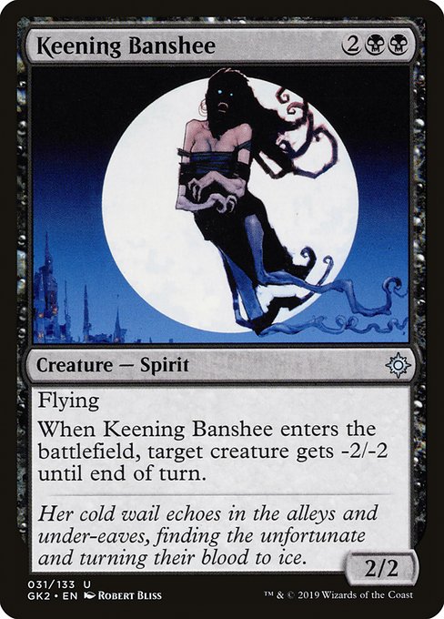 Keening Banshee highlighted card art
