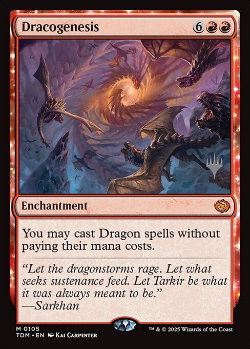 Dracogenesis from Tarkir: Dragonstorm Promos