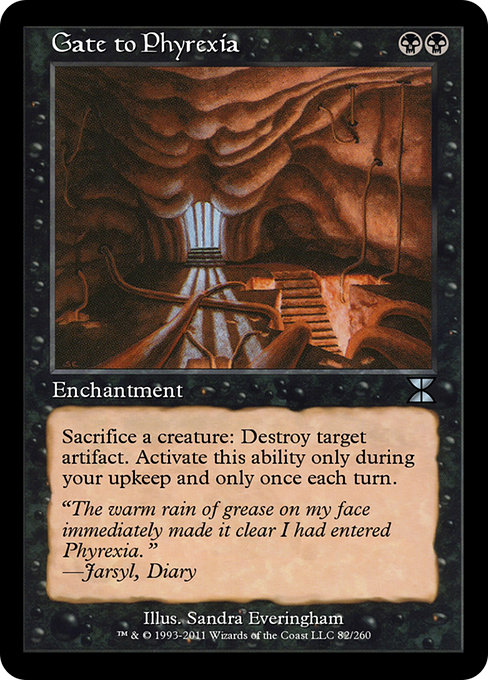 Gate to Phyrexia highlighted card art