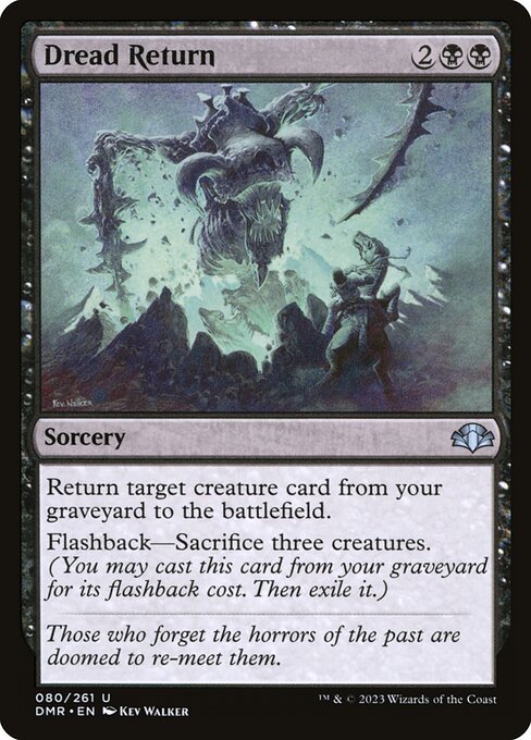 Dread Return from Dominaria Remastered