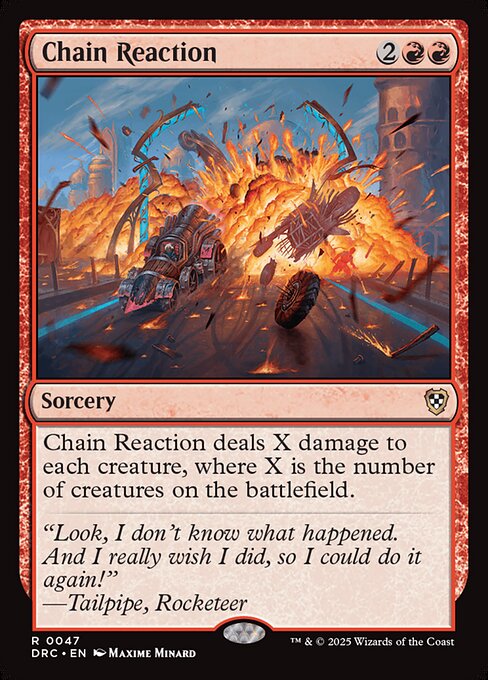 Chain Reaction from Aetherdrift Commander