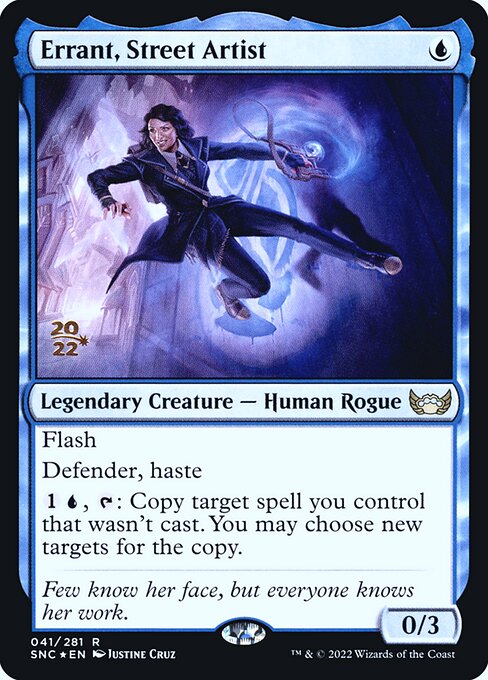 Errant, Street Artist highlighted card art