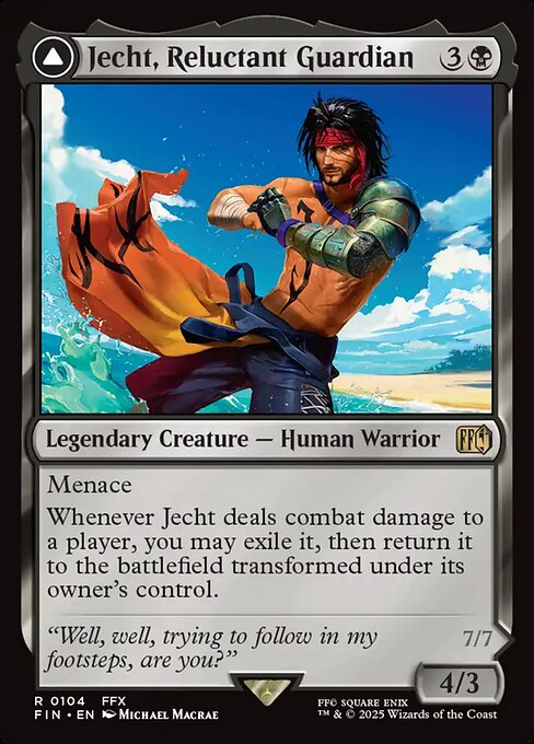 Jecht, Reluctant Guardian // Braska's Final Aeon from Final Fantasy