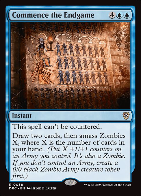 Commence the Endgame highlighted card art