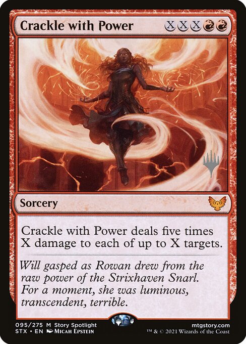 Crackle with Power from Strixhaven: School of Mages Promos