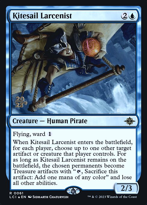 Kitesail Larcenist from The Lost Caverns of Ixalan Promos