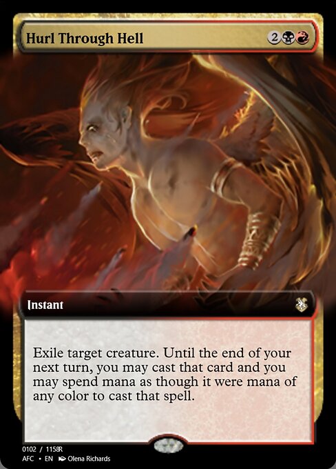 Hurl Through Hell highlighted card art