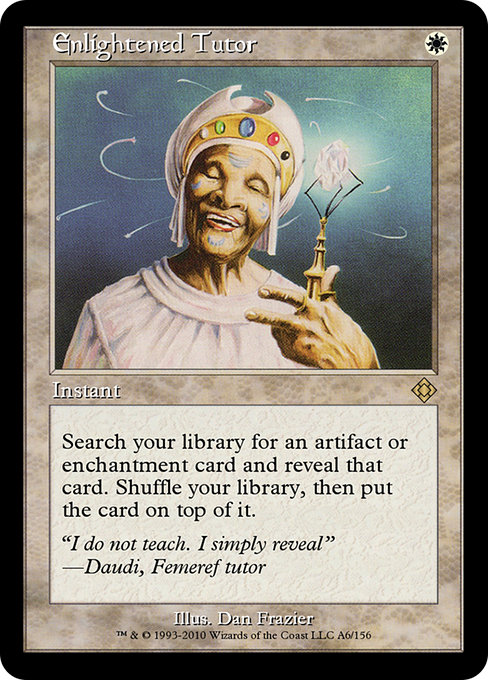 Enlightened Tutor from Magic Online Theme Decks