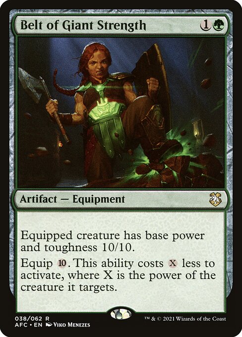 Belt of Giant Strength from Forgotten Realms Commander