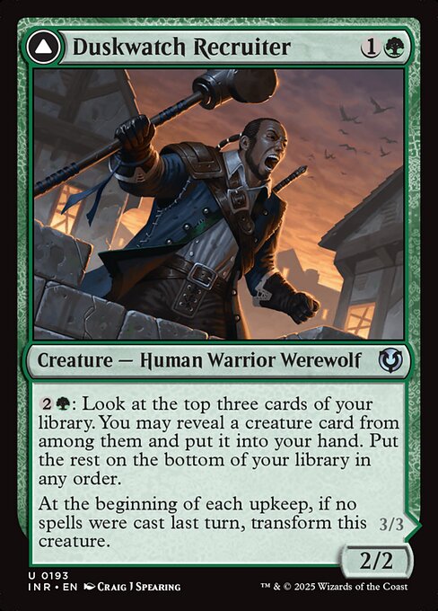 Duskwatch Recruiter // Krallenhorde Howler from Innistrad Remastered