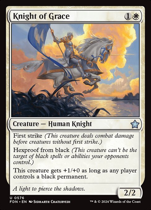 Knight of Grace highlighted card art