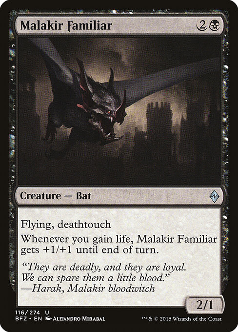 Malakir Familiar from Battle for Zendikar