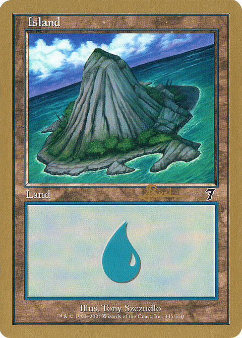 Island from World Championship Decks 2001