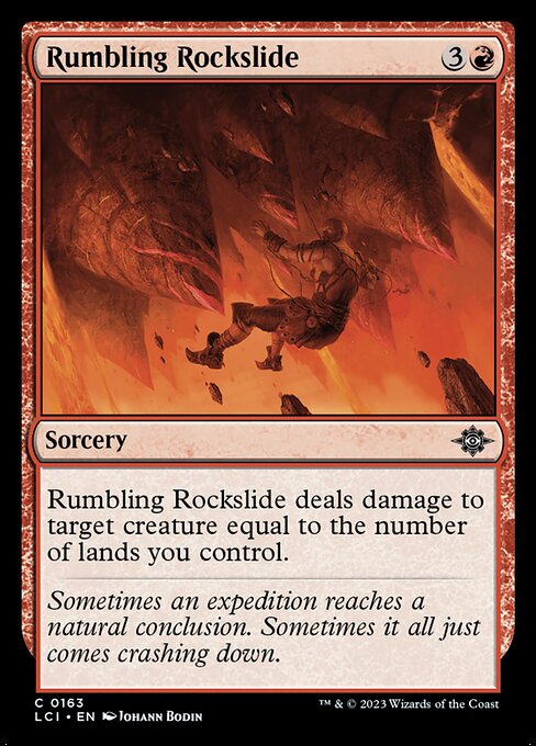 Rumbling Rockslide highlighted card art