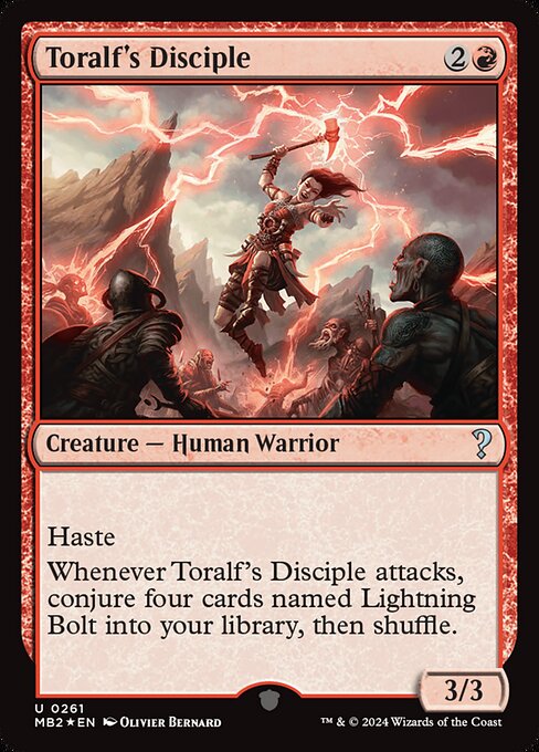 Toralf's Disciple highlighted card art