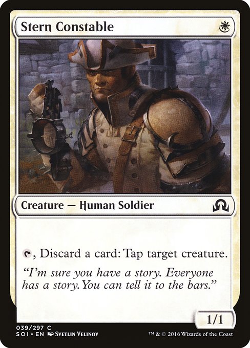 Stern Constable highlighted card art