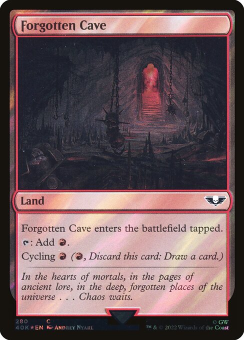 Forgotten Cave from Warhammer 40,000 Commander