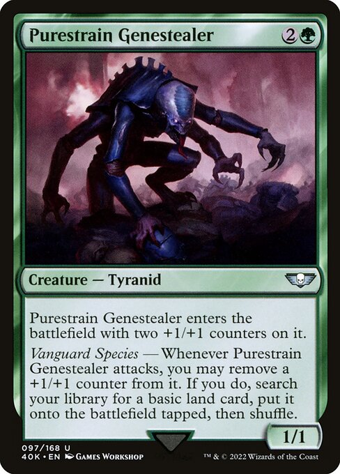 Purestrain Genestealer highlighted card art
