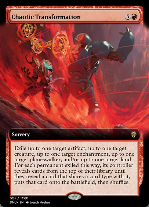 Chaotic Transformation highlighted card art