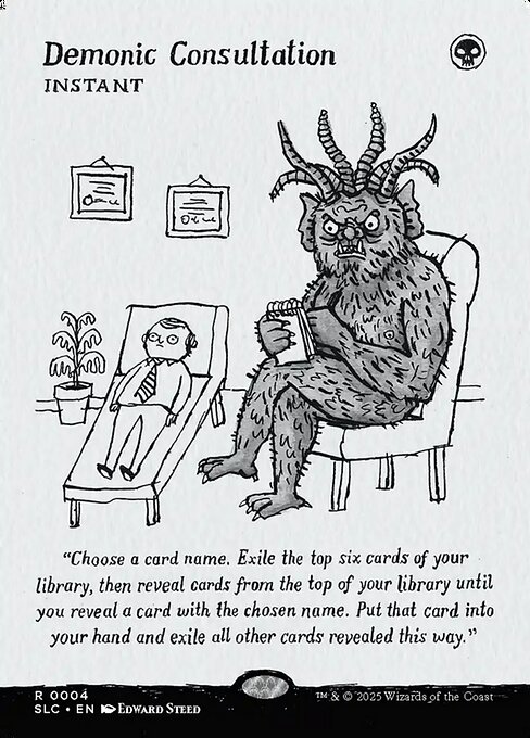 Demonic Consultation from Secret Lair Countdown