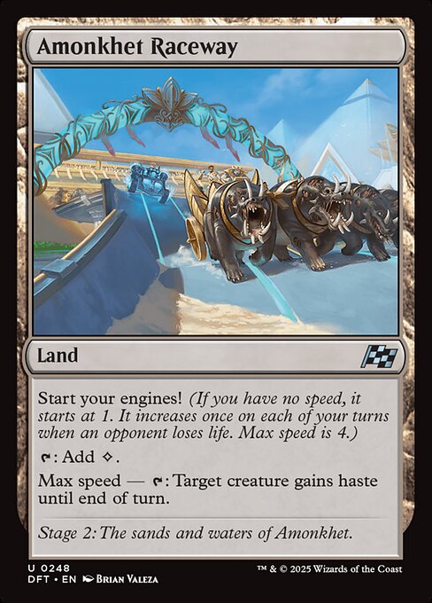 Amonkhet Raceway highlighted card art