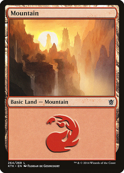 Mountain from Khans of Tarkir