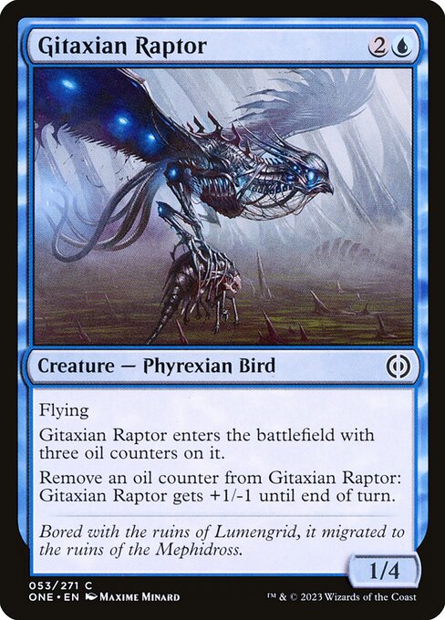 Gitaxian Raptor highlighted card art