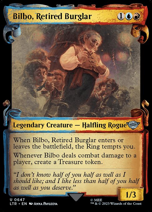 Bilbo, Retired Burglar highlighted card art