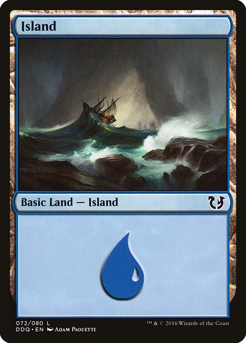 Island from Duel Decks: Blessed vs. Cursed