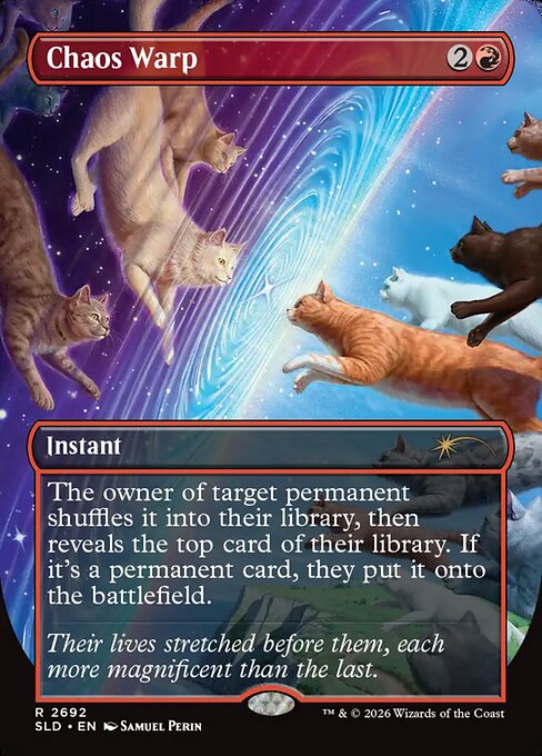 Chaos Warp from Secret Lair Drop