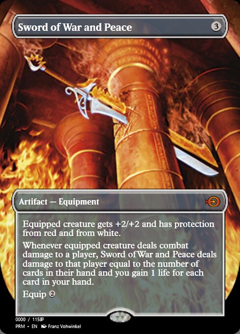 Sword of War and Peace from Magic Online Promos