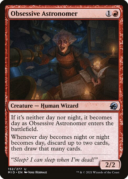 Obsessive Astronomer from Innistrad: Midnight Hunt