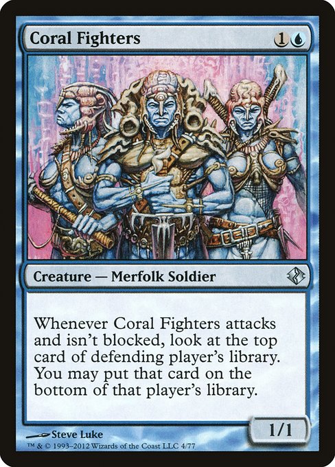 Coral Fighters highlighted card art