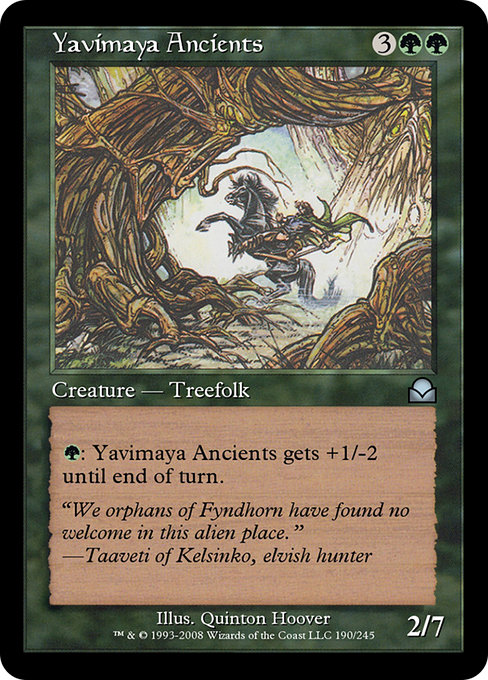 Yavimaya Ancients highlighted card art