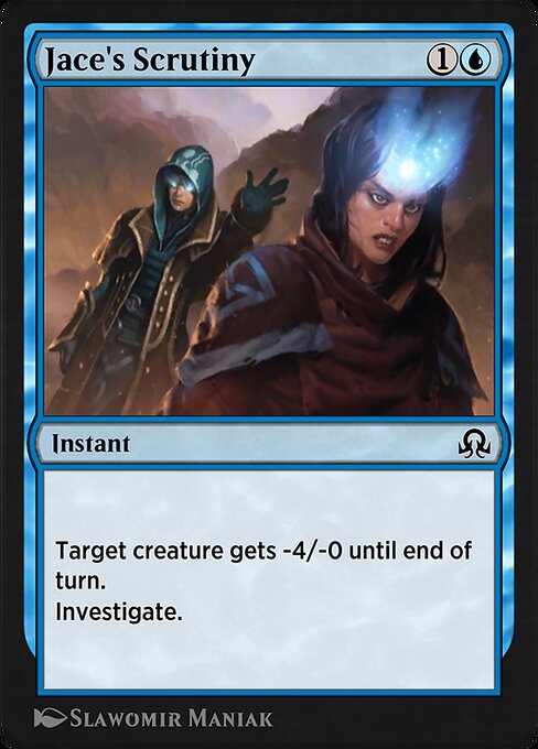 Jace's Scrutiny highlighted card art