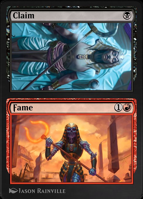 Claim // Fame highlighted card art