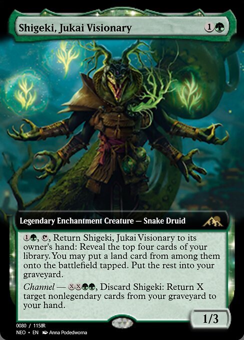 Shigeki, Jukai Visionary highlighted card art