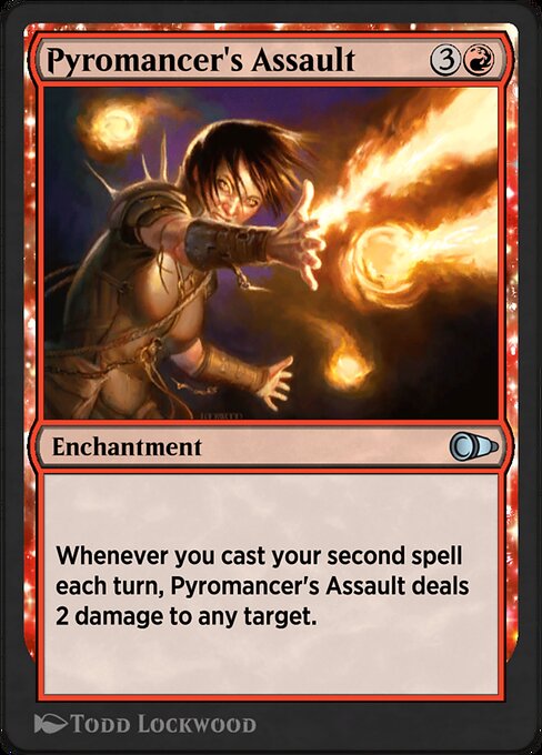 Pyromancer's Assault highlighted card art