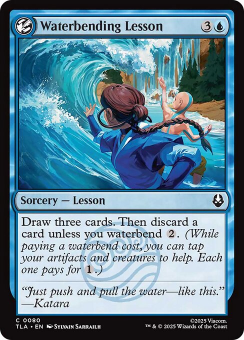 Waterbending Lesson highlighted card art