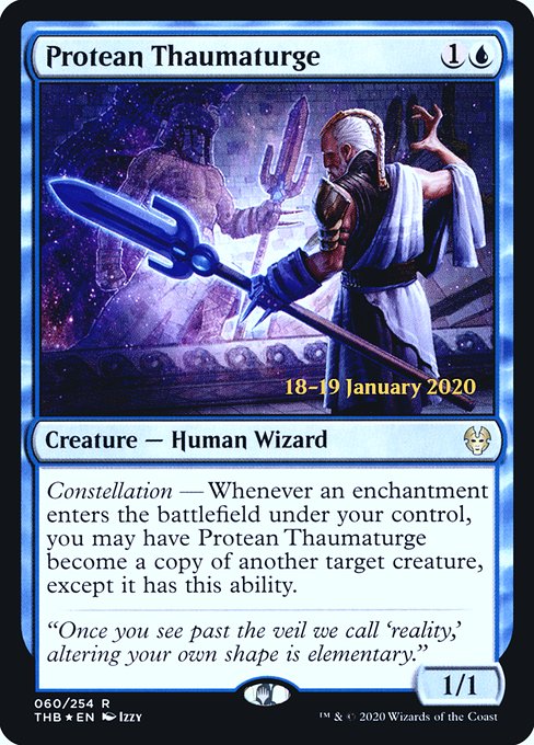 Protean Thaumaturge from Theros Beyond Death Promos