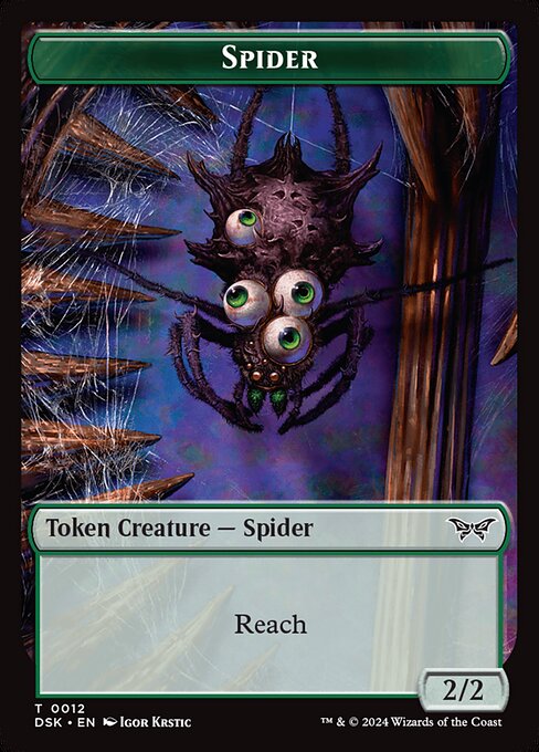 Spider highlighted card art