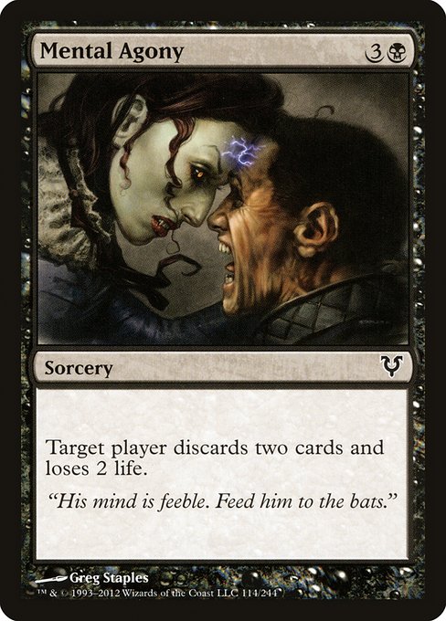Mental Agony highlighted card art