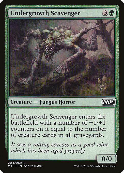 Undergrowth Scavenger highlighted card art