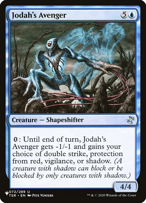 Jodah's Avenger highlighted card art