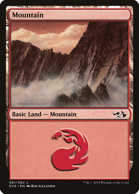 Mountain from Duel Decks Anthology: Elves vs. Goblins