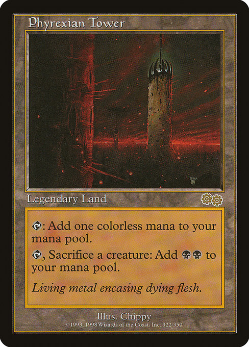 Phyrexian Tower from Urza's Saga